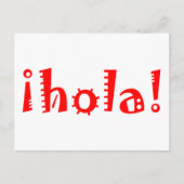 Hola Postkarte (Vorderseite)