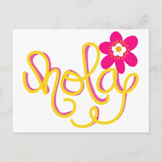 Hola Postkarte (Vorderseite)