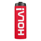 Hola! rot! thermosbecher (Vorderseite)