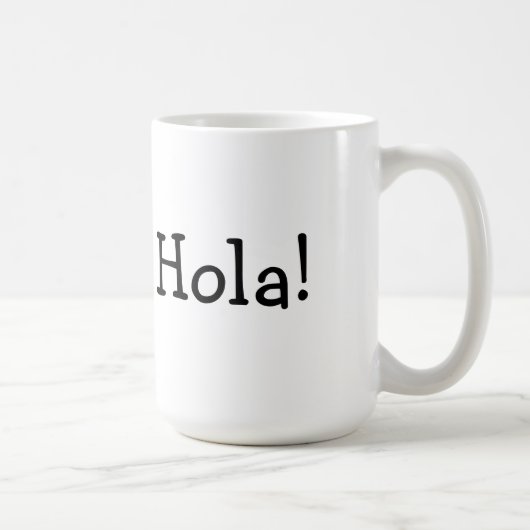 Hola Schale Kaffeetasse (Rechts)