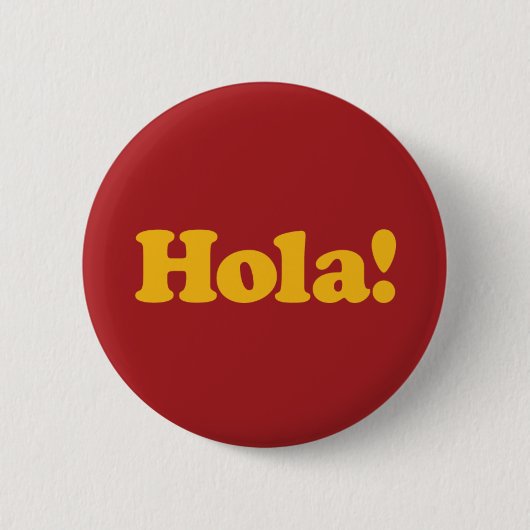 Hola! Spain Button (Vorderseite)