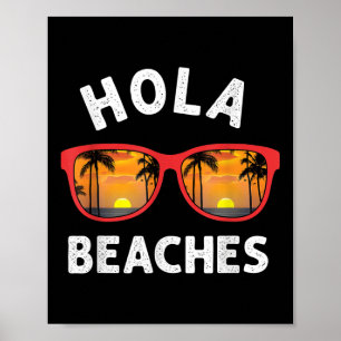 Hola Sungles Beaches Insel Sunset Beach Travel Va Poster