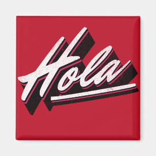 Hola-Textentwurf Magnet