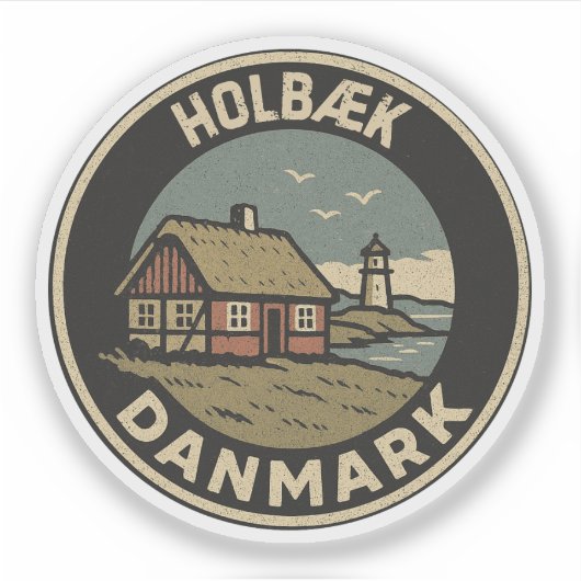 Holbæk, Dänemark Aufkleber (Vorderseite)