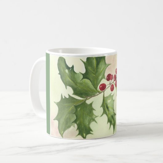 Holbeeren-Tasse Kaffeetasse (Vorderseite Links)