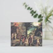 Holbein Allegory Postcard Postkarte (Stehend Vorderseite)