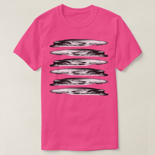 Holbein Anamorphic Skulls T-Shirt (Design vorne)