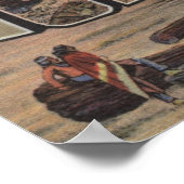 Holbrook, Arizona - Große Buchstabenszenen Poster (Ecke)