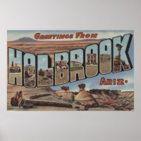 Holbrook, Arizona - Große Buchstabenszenen