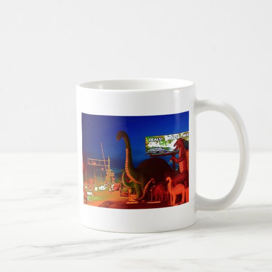 Holbrook Dinosaurier-Rte 66 Kaffeetasse (Rechts)
