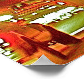 Holbrook Dinosaurier-Rte 66 Poster (Ecke)