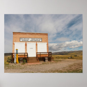 Holbrook Mercantile Chesterfield Idaho Poster