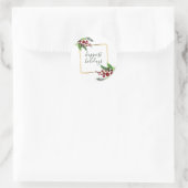 Holches Branches Happiest Holidays Sticker (Tasche)