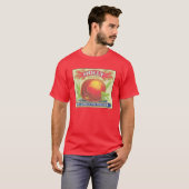 Holches Vintages Fruchtkäseletikett T-Shirt (Vorne ganz)