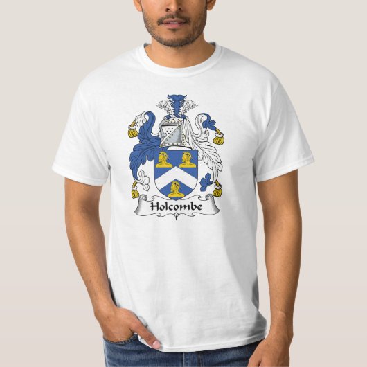 Holcombe Familienwappen T-Shirt (Vorderseite)
