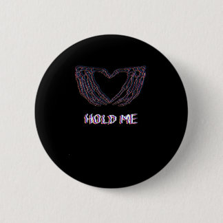 Hold Me Classic - Skeletton Handherz Button