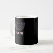 Hold Me Classic - Skeletton Handherz Kaffeetasse (Vorderseite Links)