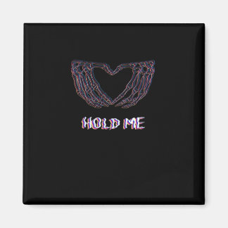 Hold Me Classic - Skeletton Handherz Magnet