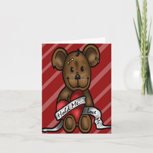 Hold Me...Love Me-Card Feiertagskarte (Vorderseite)