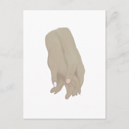 Hold My Hand! Postkarte (Vorderseite)