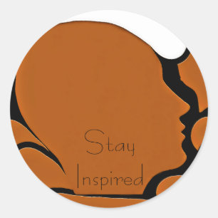 Hold on_Customize-Produkt Runder Aufkleber