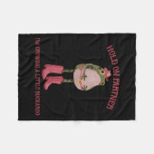 Hold On Partner I'm Growing A Little Buckaroo Frog Fleecedecke (Vorderseite (Horizontal))