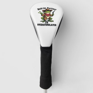 Hold on Partner i'm überstimuliert Frog ADHD Golf Headcover