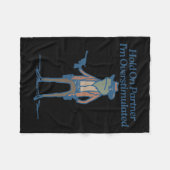 Hold on Partner Im überstimulierten Cowboy Frog Vi Fleecedecke (Vorderseite (Horizontal))