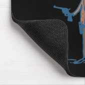 Hold on Partner Im überstimulierten Cowboy Frog Vi Mousepad (Ecke)