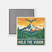 Hold The Vision Magnet (Vorderseite/Rückseite)