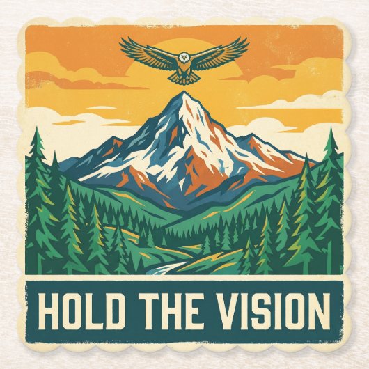 Hold The Vision Untersetzer (Vorderseite)