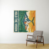 Hold The Vision Wandteppich (Beispiel (Horizontal))