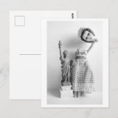 Hold your head high - The statue of Liberty Postkarte (Vorne/Hinten)