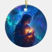 Hold your heart forever, I miss you, sympathy Keramik Ornament (Vorne)