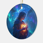 Hold your heart forever, I miss you, sympathy Keramik Ornament (Links)