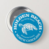 Holden Beach (Meeresschildkröte) Button (Vorne & Hinten)