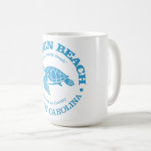 Holden Beach (Meeresschildkröte) Kaffeetasse (VorderseiteRechts)