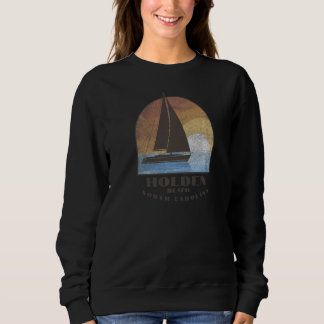 Holden Beach NC Sailboat Sailing im Sommer Sweatshirt