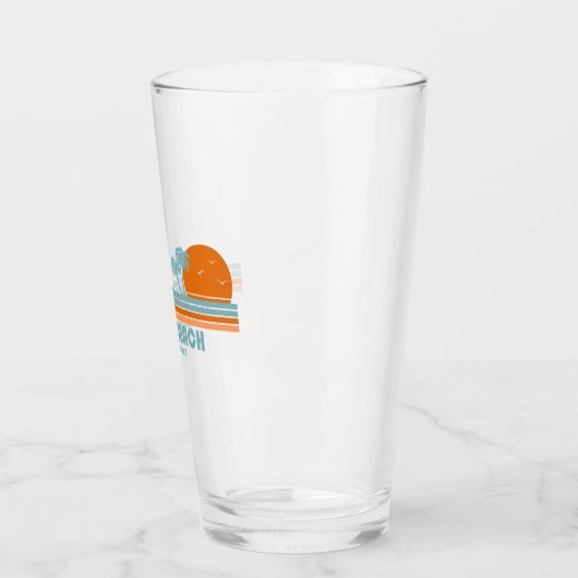 Holden Beach North Carolina Sun Palm Trees Glas (Links)