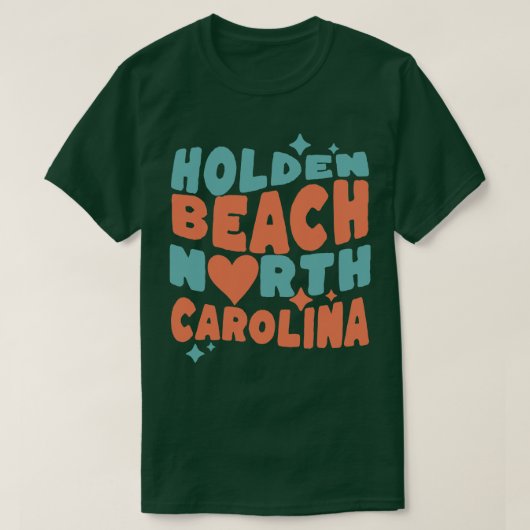 Holden Beach North olina Liebe T-Shirt (Design vorne)