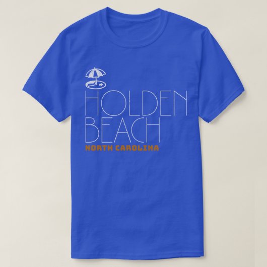 Holden Beach North olina Sommer Umbrella T-Shirt (Design vorne)