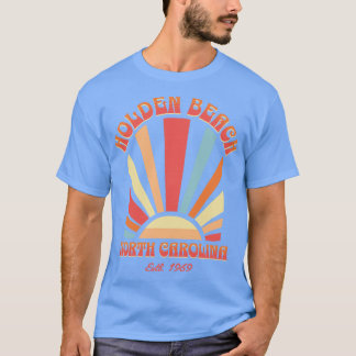 Holden Beach North olina Sunrise Sommerzeit T-Shirt