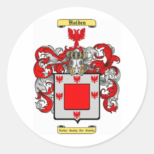 Holden Runder Aufkleber (Vorderseite)