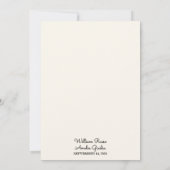 Holding Bamboo Pink Sakura Cherry Blossom Hochzeit Einladung (Rückseite)