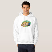 Holding Corn Mens Hoodie (Vorne ganz)