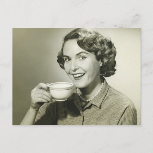 Holding-Cups für Frauen Postkarte (Vorderseite)