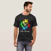 Holding Hands In Heart Puzzle Autism Awareness Sup T-Shirt (Vorne ganz)