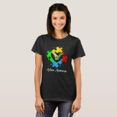 Holding Hands In Heart Puzzle Autism Awareness Sup T-Shirt (Vorne ganz)