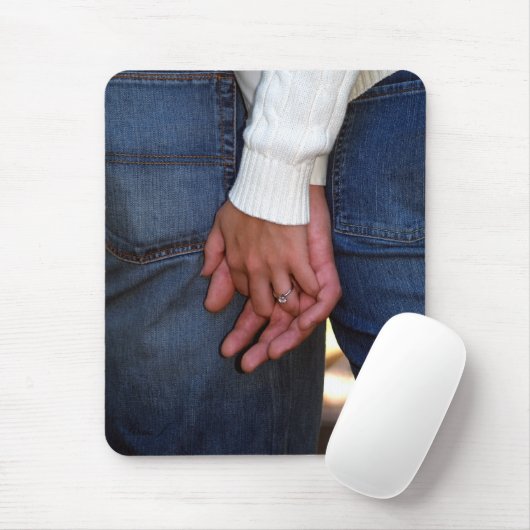 Holding Hands Mousepad (Mit Mouse)