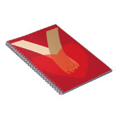 Holding Hands Notizblock (Rechte Seite)